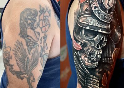 Tattoo coverup - Skull