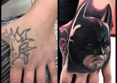Tattoo coverup - Batman