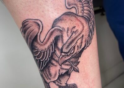 Vulture Tattoo Design
